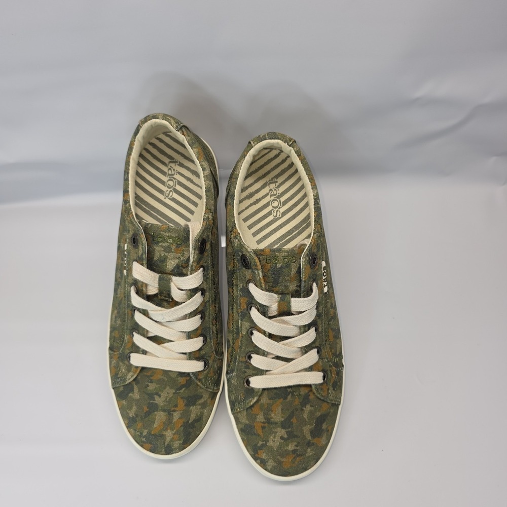 TAOS Women's‎ Star Jungle Camo Lace Up Low Top Canvas Sneakers Shoes US 10.5 - Picture 6 of 8